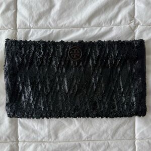 TORY BURCH | Black Small Laser-Cut Clutch
